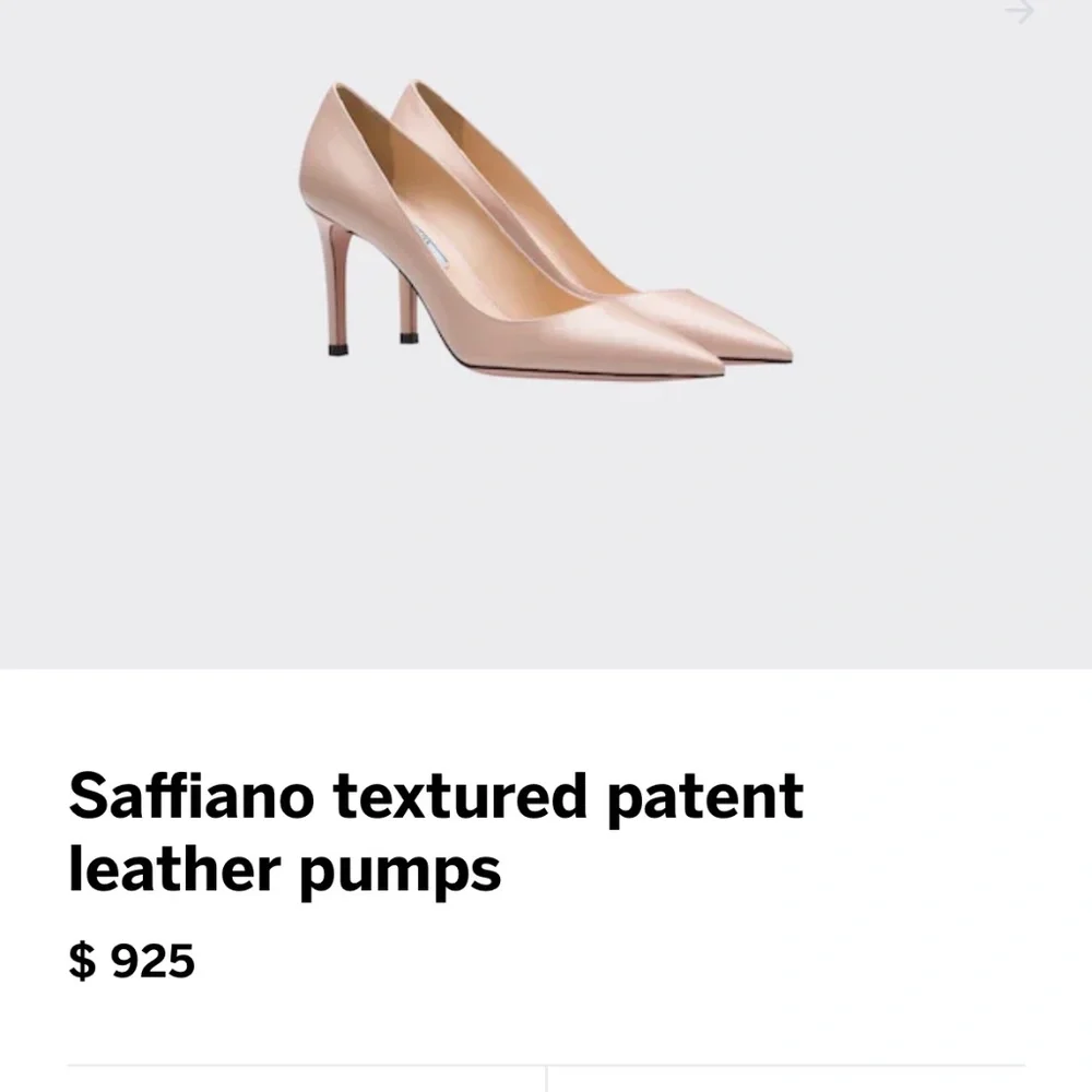 Prada saffiano leather pumps - Picture 5 of 7